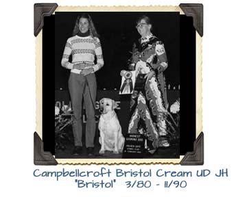 Campbellcroft Bristol Cream UD JH  3/80 - 11/90